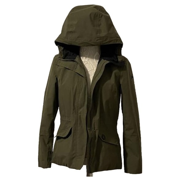 Helly Hansen Jackets & Blazers - Helly Hansen W sz Med Jacket Green HellyTech Primaloft Waterproof Parka W Hood